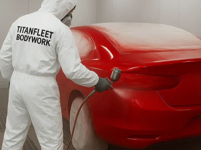 Spray booth refinishing